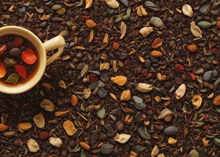 Stylish home decor items arranged in a cozy living room.