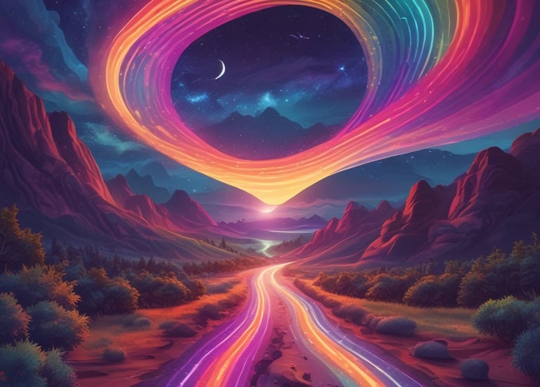 A serene night sky filled with stars, symbolizing limitless exploration.