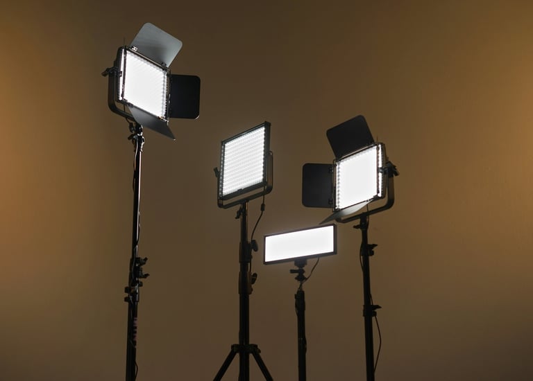 A set of lighting equipment