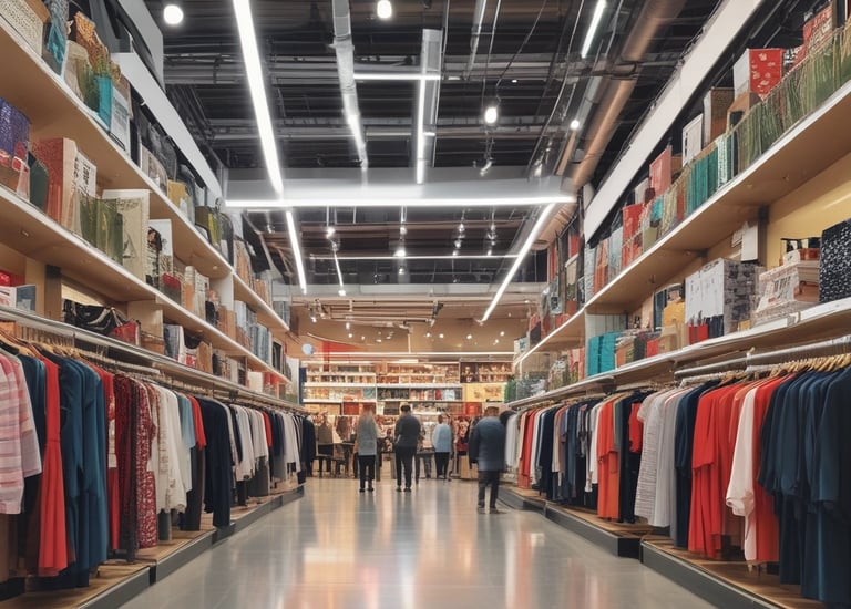 Close-up of a digital dashboard showing marketing analytics.