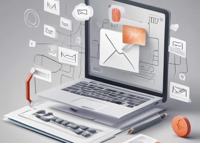 Close-up of a digital dashboard showing marketing analytics.