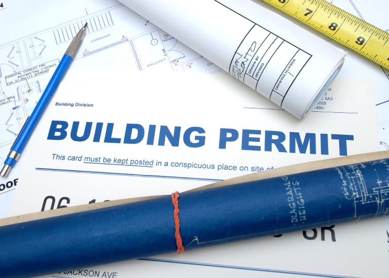 Building Permit Illustration