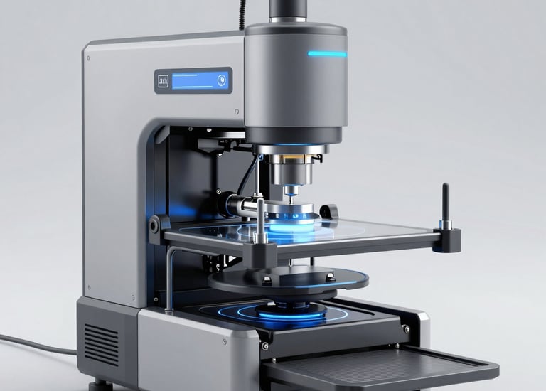 Close-up of a technician working on advanced machinery control systems.