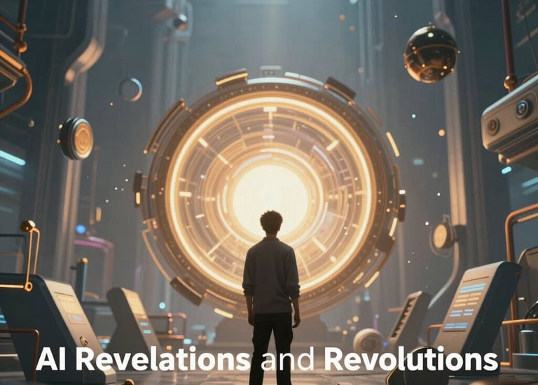 A sleek robotic arm assembling intricate components under soft blue lighting.