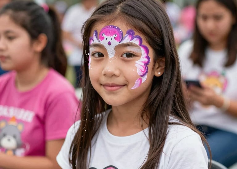 A teacher guiding a small group of children in a pottery session.