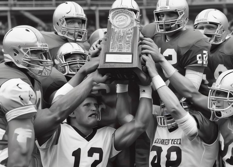 Excited crowd waving flags and banners in the stands