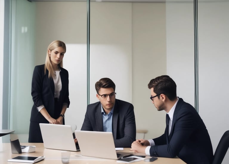 Multi-location office buildings connected through a secure HR platform.
