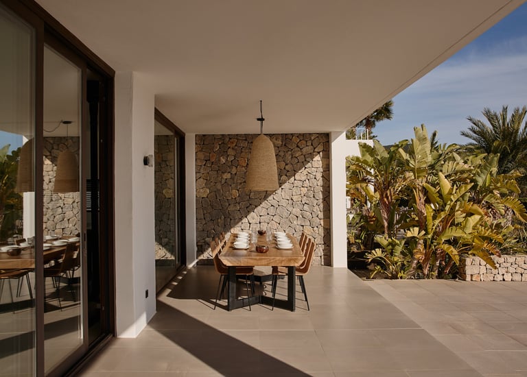 mediterranean villa interior design cala carbo ibiza