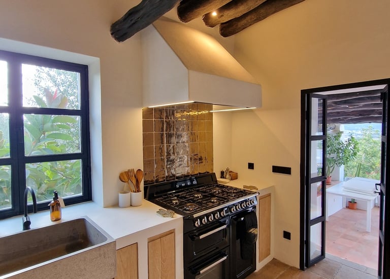 Kitchen design Ibiza villa