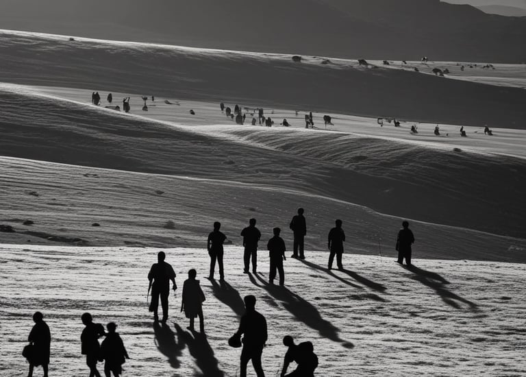 Children learning in a colorful classroom setting.
