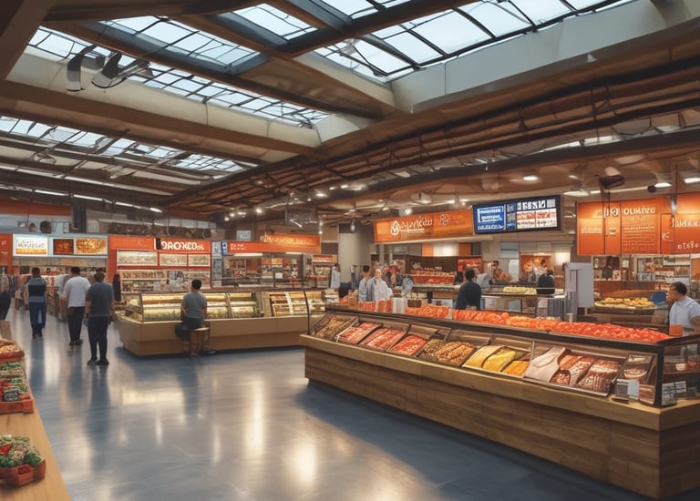 Aerial view of the vibrant lachit auto bahn site with highway frontage and ongoing construction.