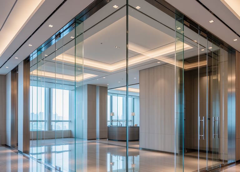 Pose de cloison coupe-feu technique pour bureau