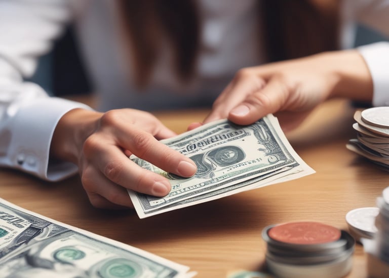 Compliance officer analyzing legal documents with a focused expression.