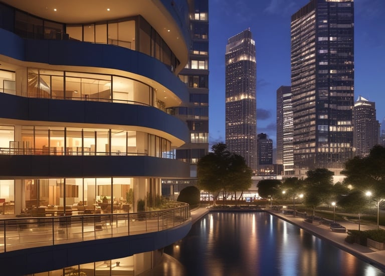 Technician installing fiber optic cables in a hotel communications room.
