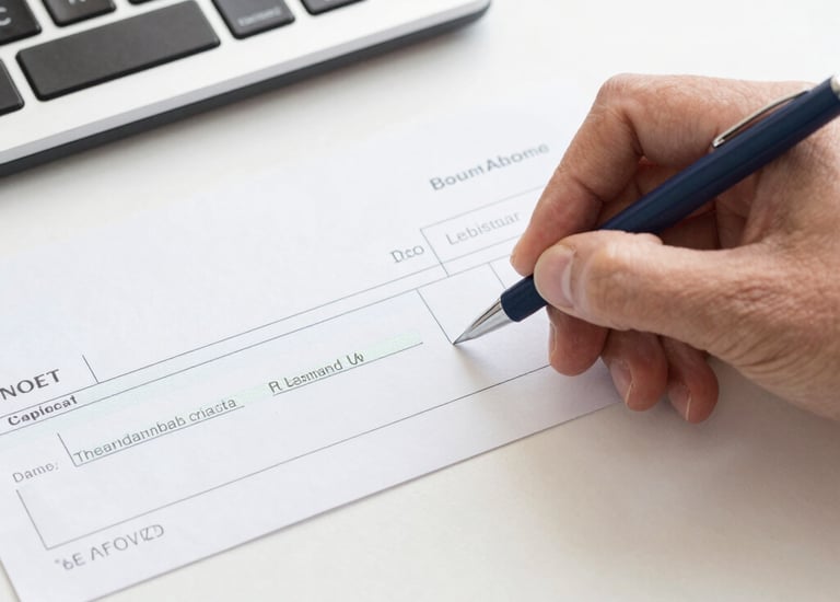 Charts and documents illustrating optimized business processes.