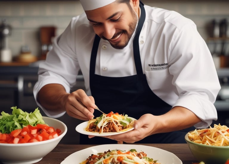 Image of a busy kitchen with staff efficiently preparing meals.