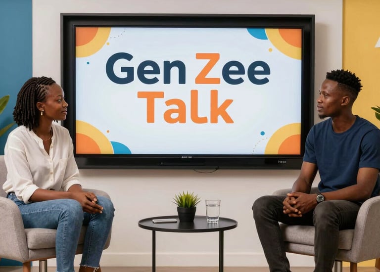 Close-up of hands playing an acoustic guitar during a live session.