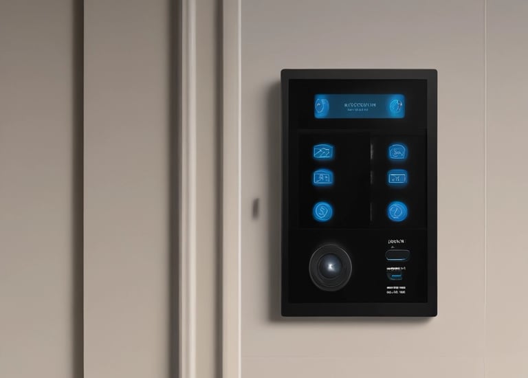 Novus Technologies installed and commissioned video door phone system for a residential project