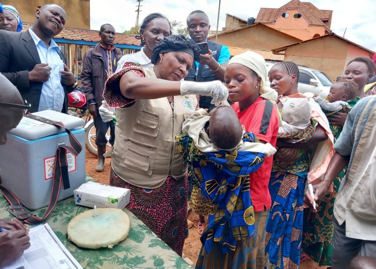 Participation à la campagne de vaccin contre la rougeole