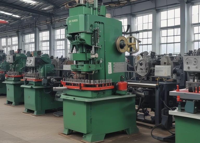 Close-up of a custom industrial machine part designed in SolidWorks.