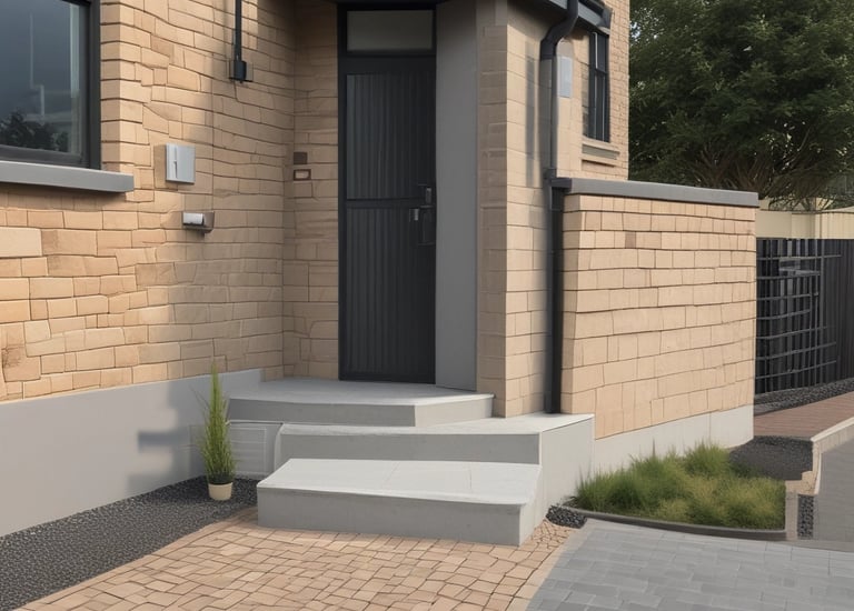 A construction site showcasing outdoor infrastructure work.