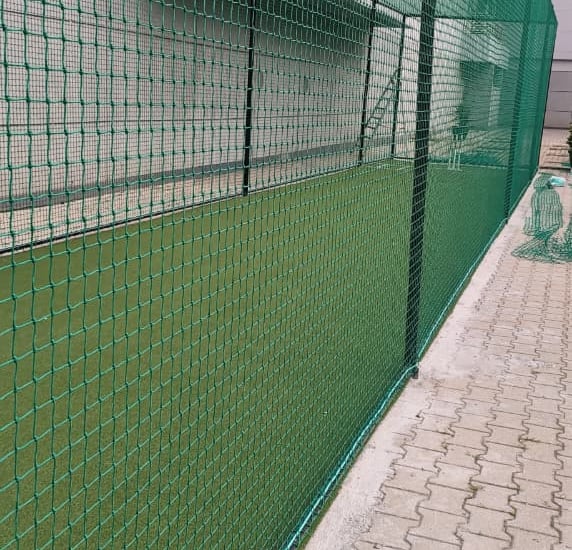 Sport net installation at a local Ahmedabad sports ground.