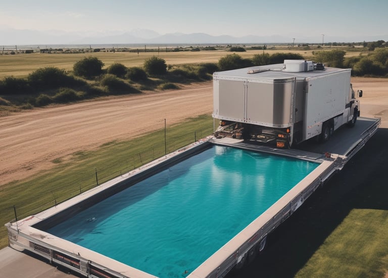 Close-up of a Tankdog driver securing a load with care.