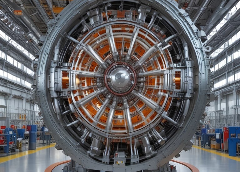 A consultant reviewing advanced materials samples in a high-tech lab