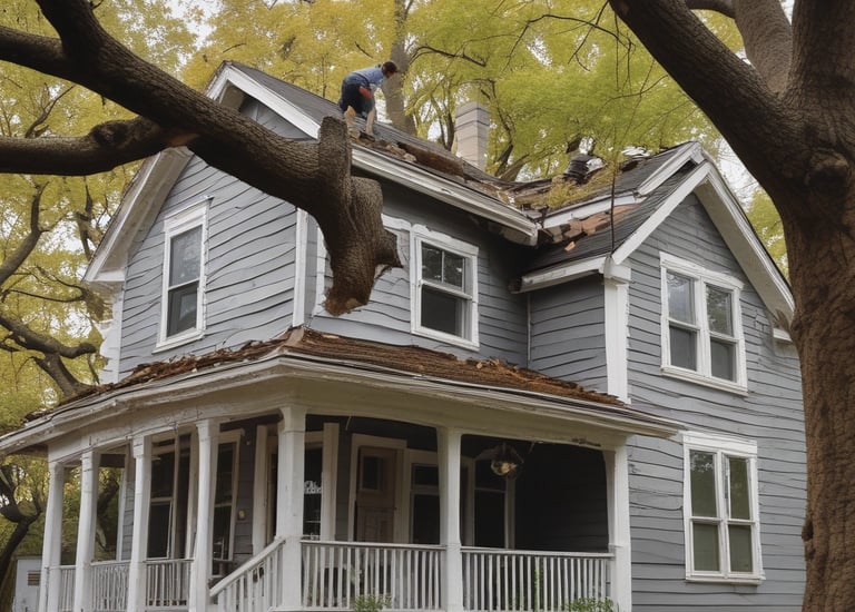 Close-up of hands holding a tablet displaying a 3D model of an industrial plant.