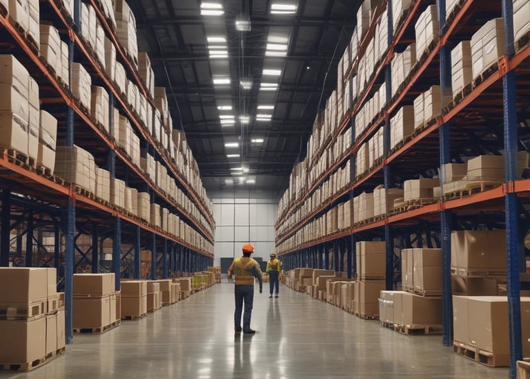 Close-up of hands holding a tablet displaying a 3D model of an industrial plant.