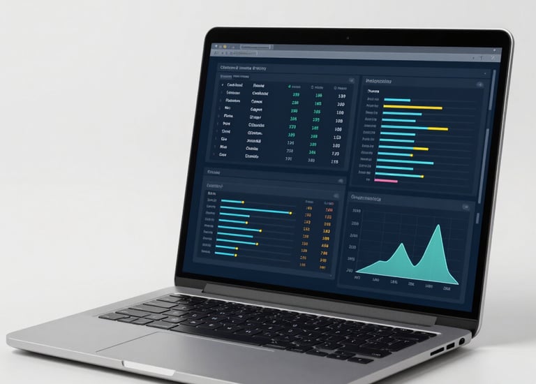 Smiling person presenting a finished product to a small group.
