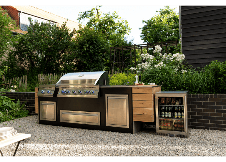 Kamado Joe setup with custom cabinetry in Winchester