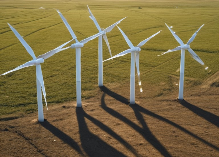 Irrigation systems efficiently distributing water across a verdant landscape.
