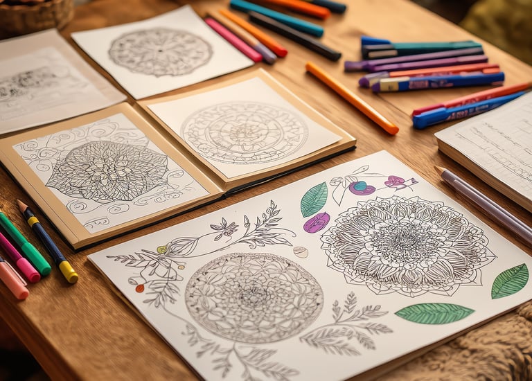 Healing printables and coloring tools designed for emotional growth.