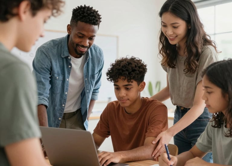 A close-up of hands packaging charitable concierge service materials.