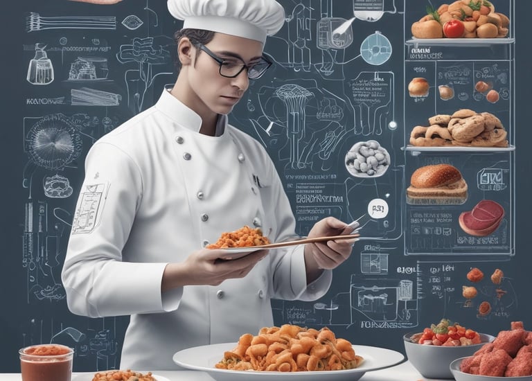 A modern kitchen space blending traditional tools with contemporary design.