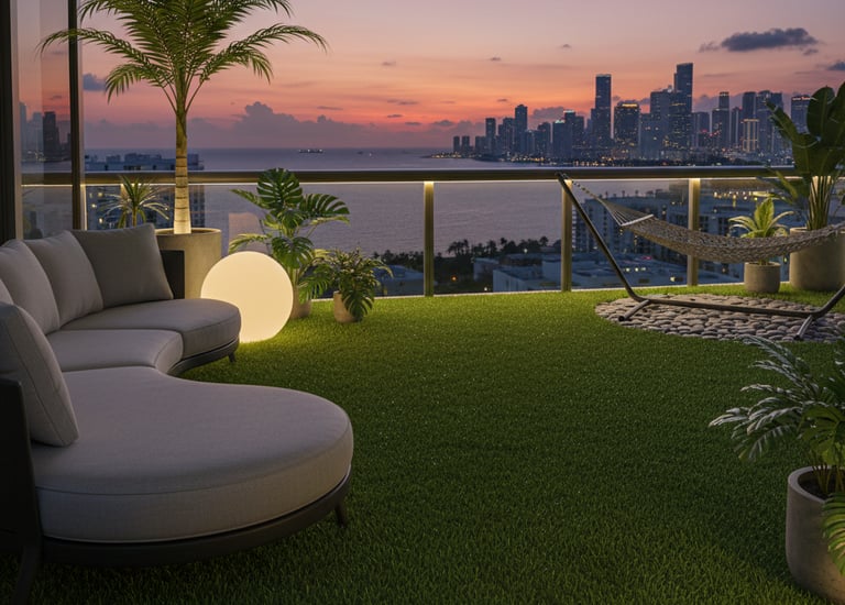 high-traffic turf, turf for condos