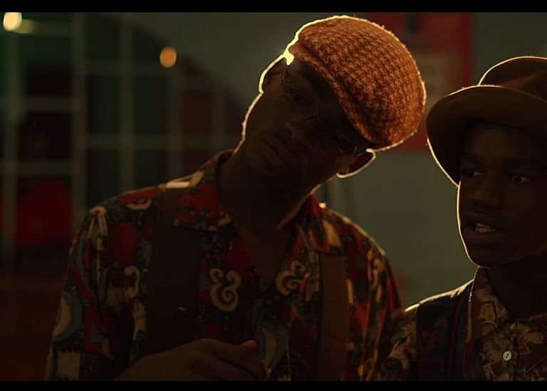 Cinematic still from LOCO by DJ Chmba and Blasto, directed by Daniel da Trindade.