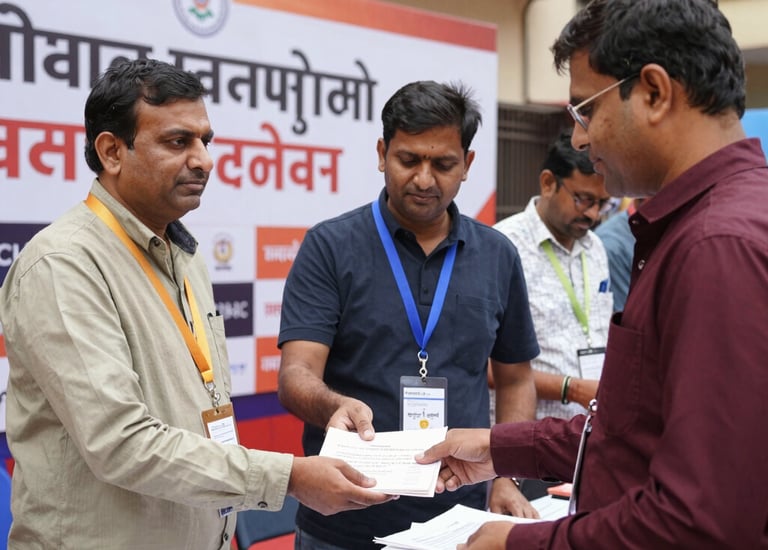 Students attending a pre-departure orientation session.