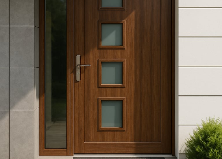 puerta pvc roble dorado cee