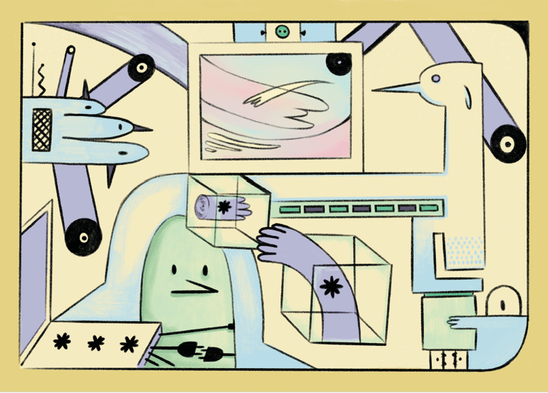 a cartoonish looking man in a hospital bed