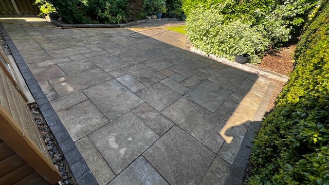 Enhancing curb appeal with Indian sandstone cleaning by PJB Exterior Cleaning in Norwich Norfolk