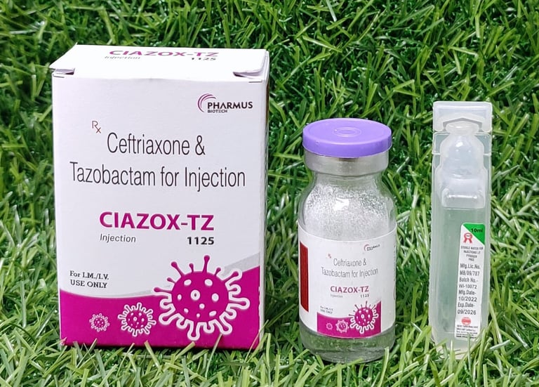 Ceftriaxone & Tazobactam for Injection (CIAZOX-TZ)