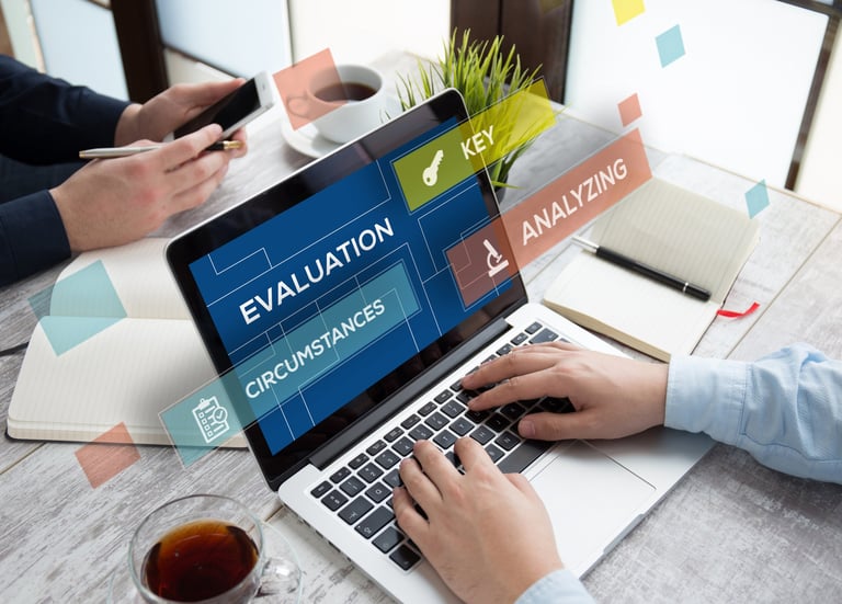 evidence-based assessment of potential software solutions that best fit the organization