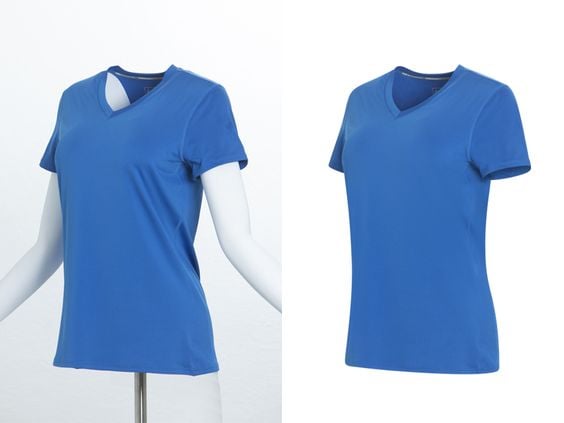 clothes blue ghost mannequin 
