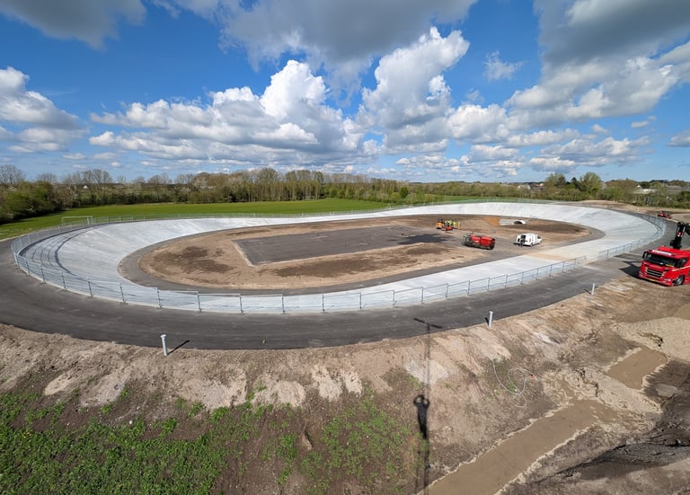 Velodrome track Hobro, Danmark