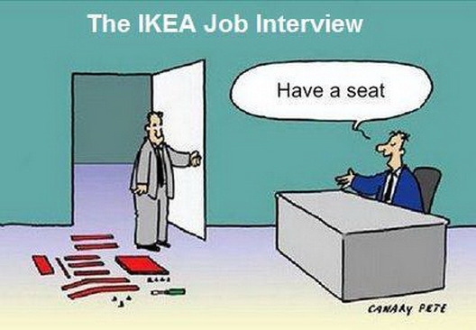 ikea interview cartoon