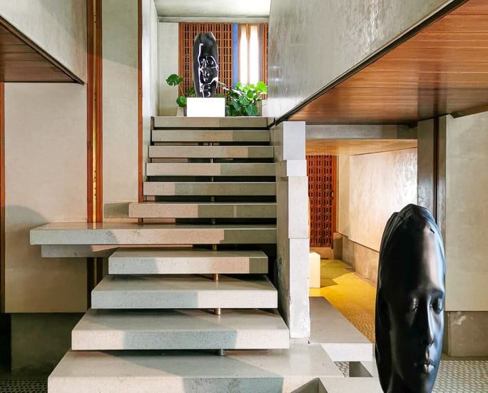 Olivetti Showroom (Negozio Olivetti) (interior) ● Venice, Italy ● Carlo Scarpa ● 1957-1958 