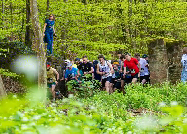Coureurs réalisant le Lutz'Trail