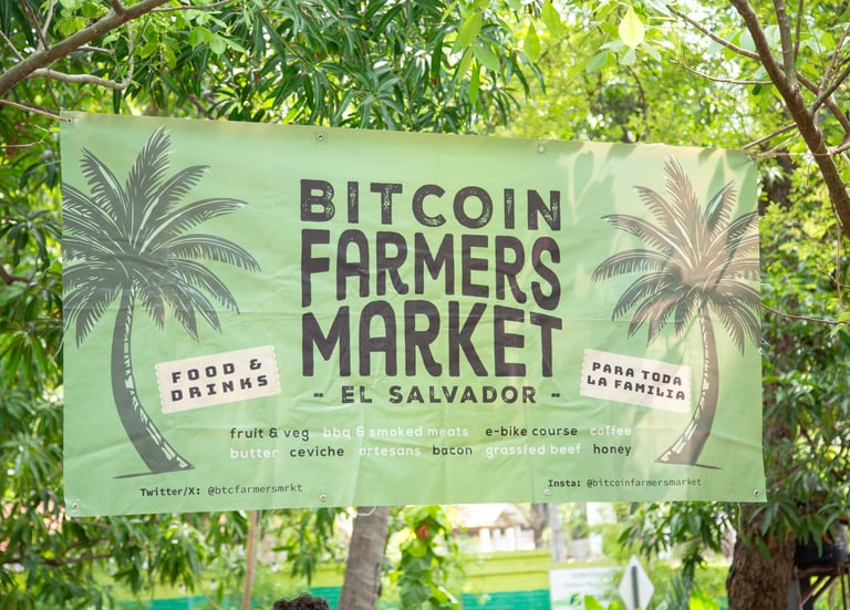bitcoin farmers market at el zonte beach